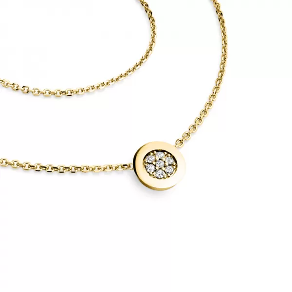 Diamantový náhrdelník 10902-NH01-ZL