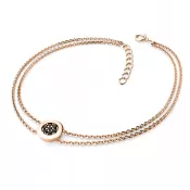 Dámsky náramok prírodný diamant 0,084 ct čierny 10902-NR02-CV-Black