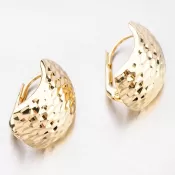 Dámske náušnice žlté zlato 585 12-666