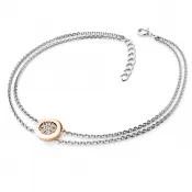 Dámsky náramok prírodný diamant 0,084 ct G/SI brilianty 10902-NR02-BCV