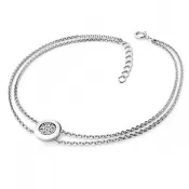 Dámsky náramok prírodný diamant 0,084 ct G/SI brilianty 10902-NR02-B