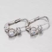 Náušnice so zirkónmi 538-1042