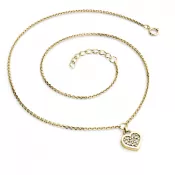 Žlté zlato so srdcom s brilantným 10881-nh01a-zl