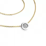 Diamantový náhrdelník 10902-NH01-ZLB