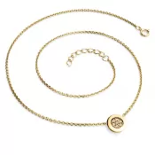 Diamantový náhrdelník zo šampanského 10902-NH01-ZL-Champ