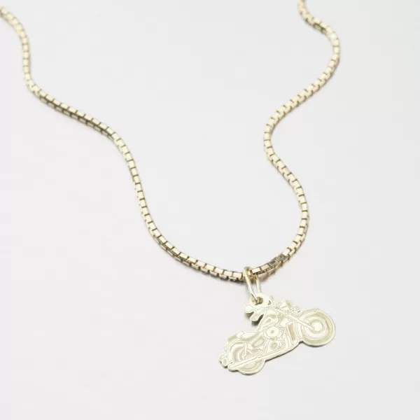 Zlatý prívesok motorka Harley PAMŠ-131790V