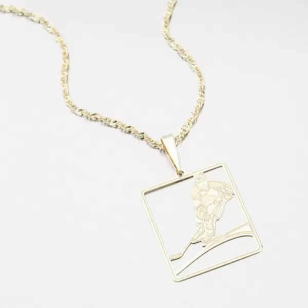 Zlatý prívesok hokejista PAMŠ-130221