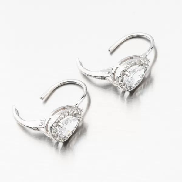 Strieborné náušnice so zirkónmi UCST-121160