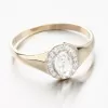 Dámsky prsteň zo žltého zlata 585 zirkón 51GZ-8055-ZL-ZIR