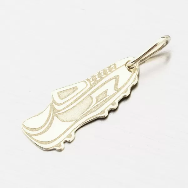 Zlatý prívesok futbal kopačka PAMŠ-130205