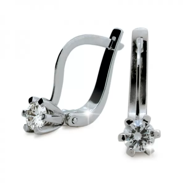 Dámske náušnice s diamantmi DF1963