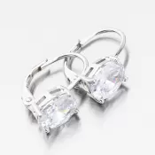 Strieborné náušnice so zirkónom UCST-123444