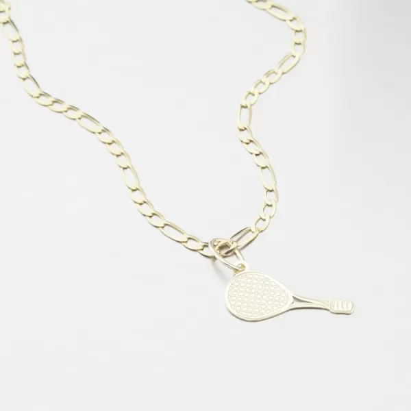 Zlatý prívesok tenisová raketa PAMŠ-131213