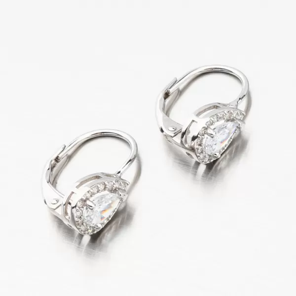Strieborné náušnice so zirkónmi UCST-121160