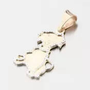 Zlatý prívesok pes 13-394