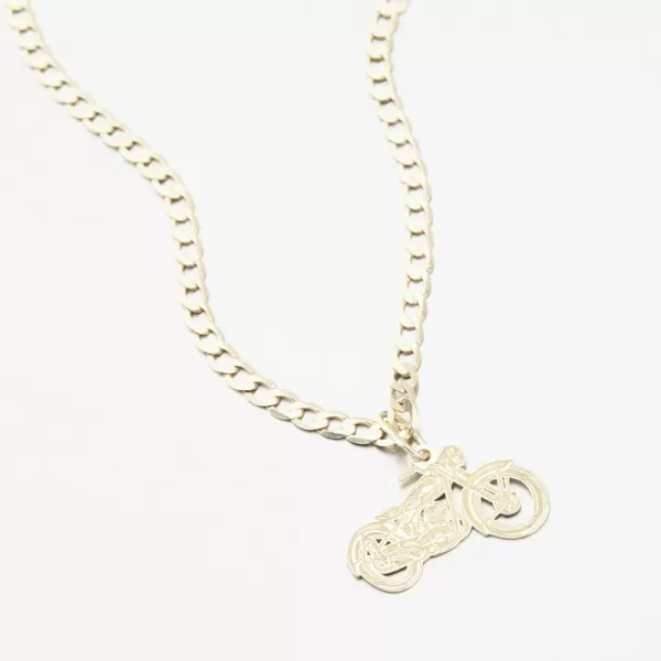 Zlatý prívesok motorka PAMŠ-132229