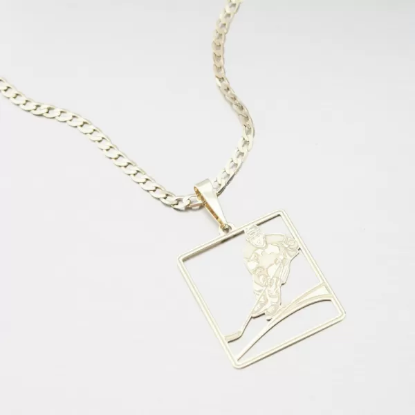 Zlatý prívesok hokejista PAMŠ-130221