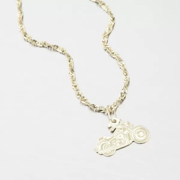 Zlatý prívesok motorka Harley PAMŠ-131790V