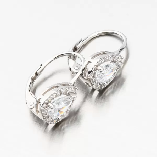 Strieborné náušnice so zirkónmi UCST-121160