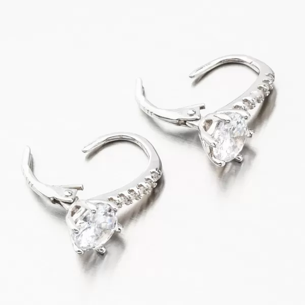 Strieborné náušnice so zirkónmi UCST-123394