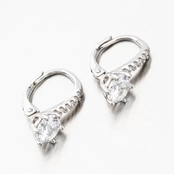 Strieborné náušnice so zirkónmi UCST-123394