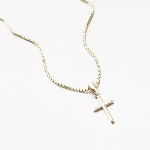 Zlatý prívesok kríž 53GZ-8048-ZL