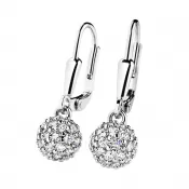 Zlaté visiace guličky s diamantmi 10971-KL-B-DIA