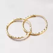 Kruhy zlaté - 20 mm 12-711