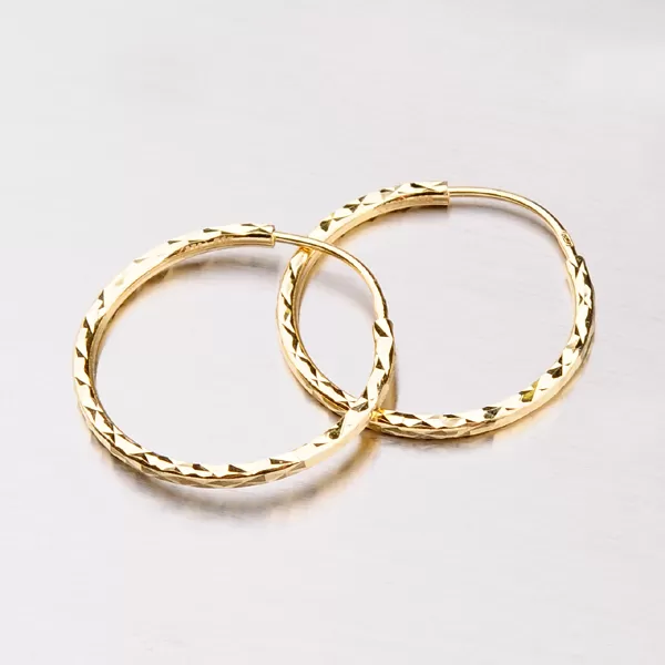 Kruhy zlaté - 20 mm 12-711