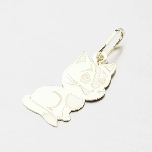 Zlatý prívesok mačka PAMŠ-130716