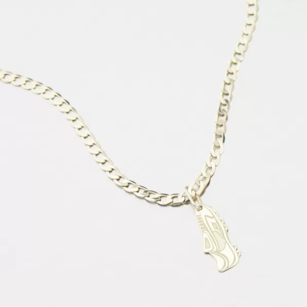 Zlatý prívesok futbal kopačka PAMŠ-130205