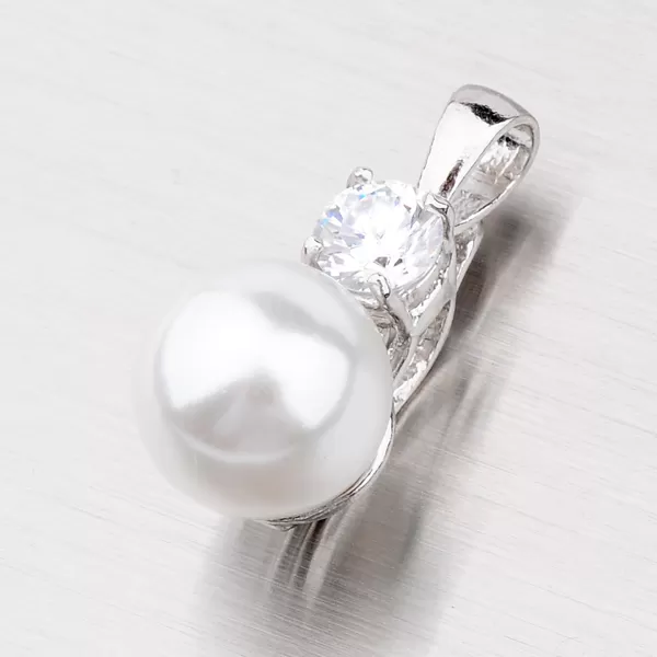 Prívesok s perlou a zirkónom 5721