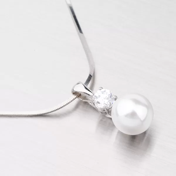 Prívesok s perlou a zirkónom 5721