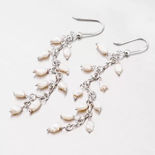 Visiace náušnice s perlami MORM7787P10