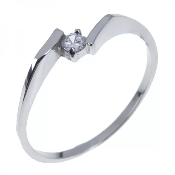 Prsteň so zirkónom 61001