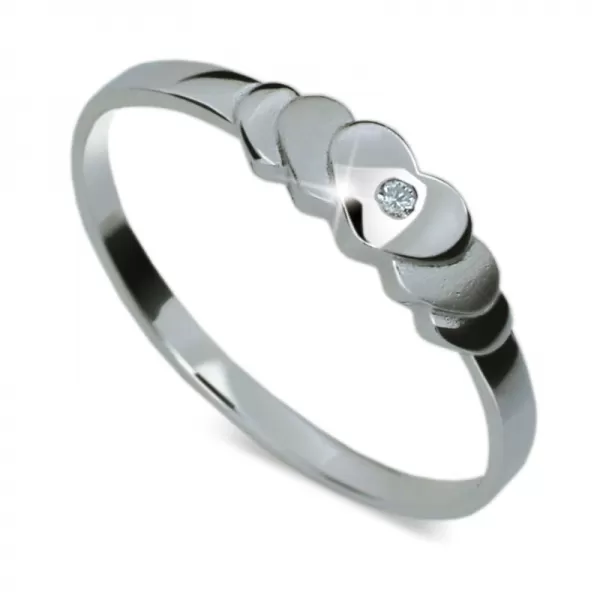 Dámsky prsteň s diamantom DF1876