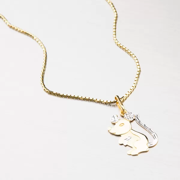 Zlatý prívesok - Myš 43-2410