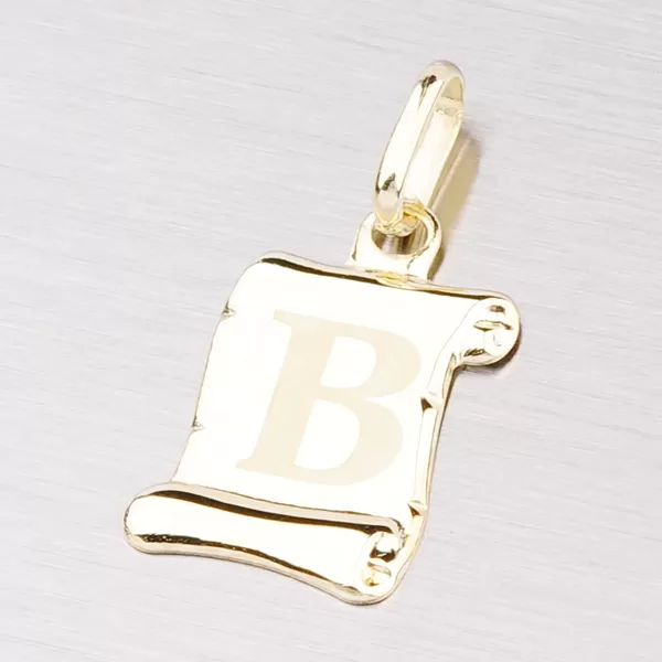 Zlatý prívesok - písmenko B 43-2064B