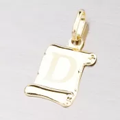 Zlatý prívesok - písmenko D 43-2064D
