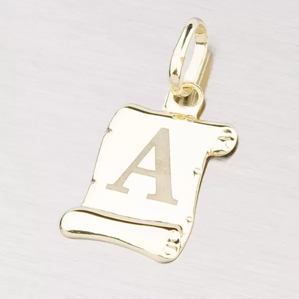 Zlatý prívesok - písmenko A 43-2064A
