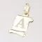 Zlatý prívesok - písmenko A 43-2064A