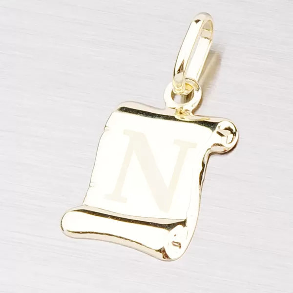 Zlatý prívesok - písmenko N 43-2064N