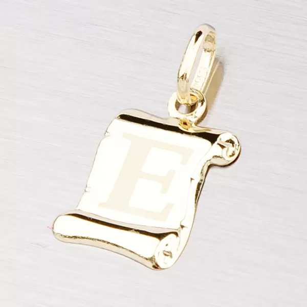 Zlatý prívesok - písmenko E 43-2064E