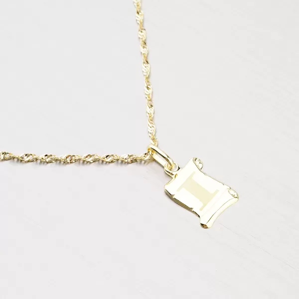 Zlatý prívesok - písmenko I 43-2064I