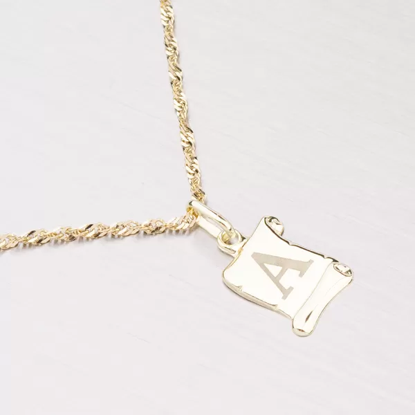 Zlatý prívesok - písmenko A 43-2064A