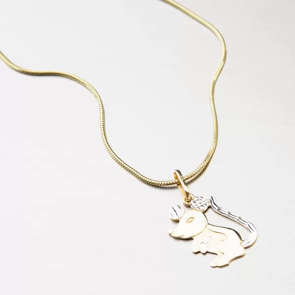 Zlatý prívesok - Myš 43-2410