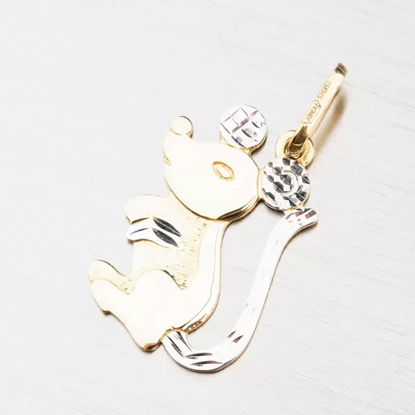 Zlatý prívesok - Myš 43-2410