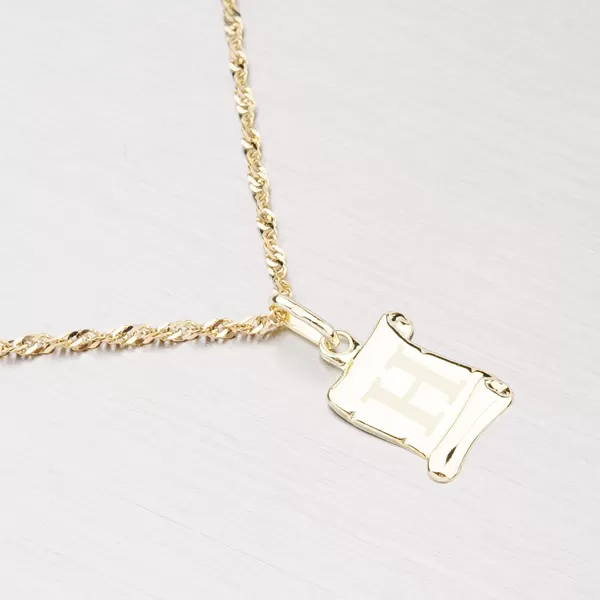 Zlatý prívesok - písmenko H 43-2064H