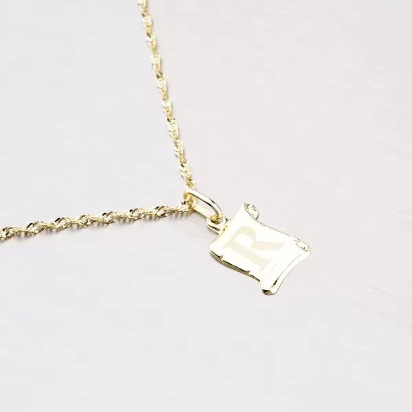 Zlatý prívesok - písmenko R 43-2064R