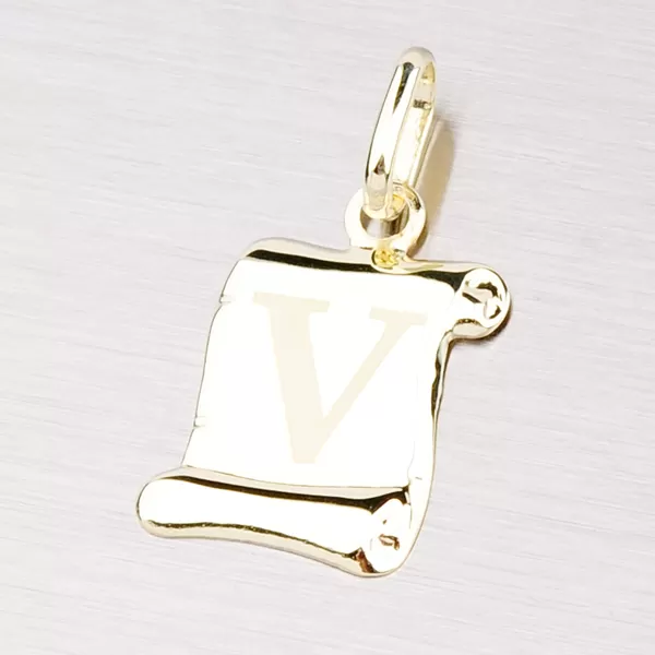Zlatý prívesok - písmenko V 43-2064V